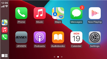 Apple CarPlay-bediening