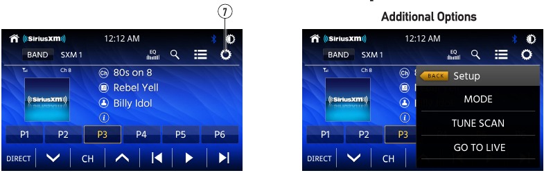 SiriusXM &reg; Satellietradiobediening - Deel 3