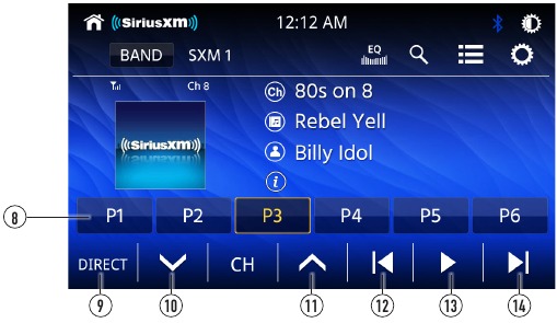 SiriusXM &reg; Satellietradiobediening - Deel 4