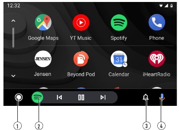 Android Auto&trade; gebruiken
