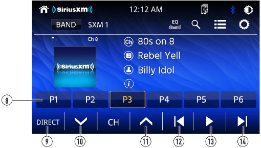 SiriusXM Radio-interface - Deel 2