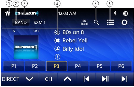SiriusXM-satellietradio-interface - Deel 1