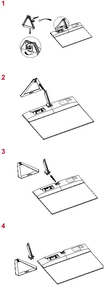 Hardware-installatie - Stap 2 - Basis verwijderen