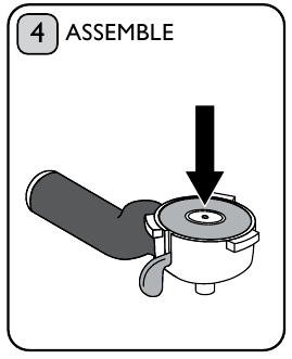Laat de adapter zakken