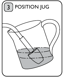 De melk opschuimen