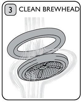 Reinig de Showerhead en pakking