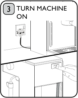 Machine inschakelen