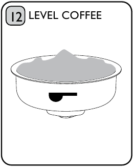 Koffie gelijkmatig verdelen