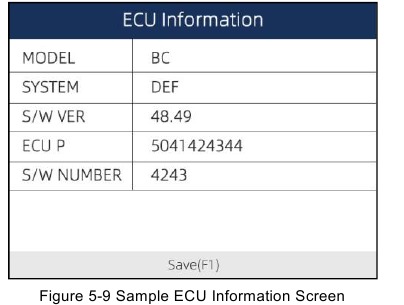 ECU-informatie - Stap 2