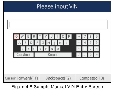 Handmatige VIN-invoer - Stap 3