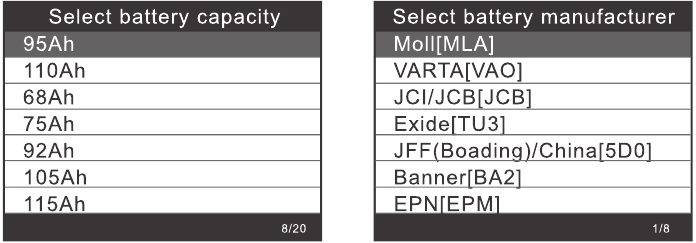 Batterijregistratie - Stap 3
