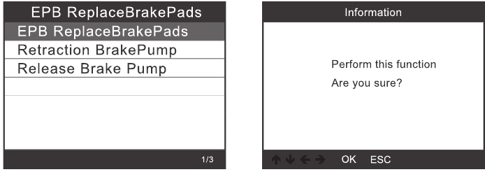 EPB reset - Stap 8