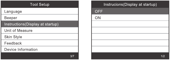 Instructies