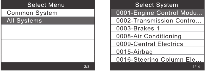 Systeemselectie - Stap 3
