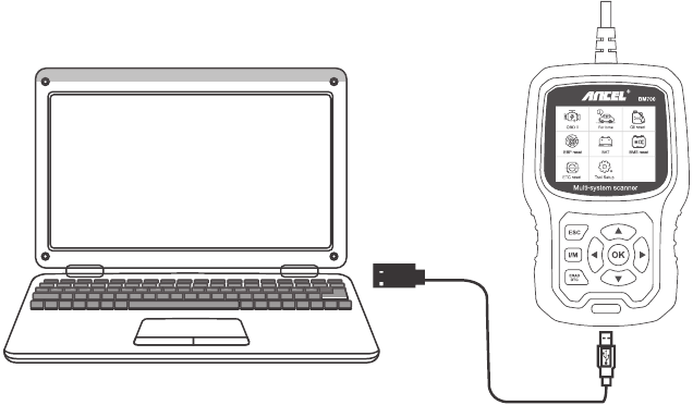 Update - Stap 1 - Verbind het apparaat