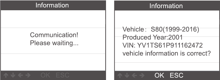 Het voertuig identificeren voor Volvo - Stap 2