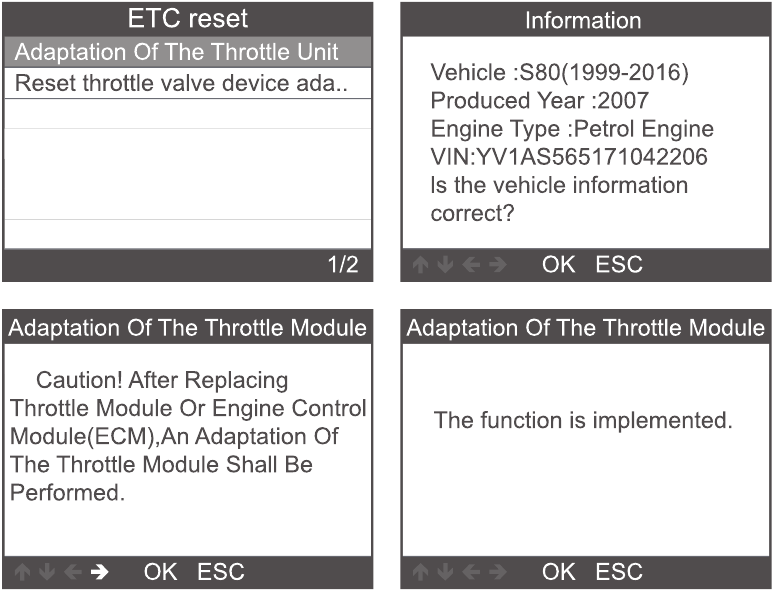 ETC resetten - Stap 2