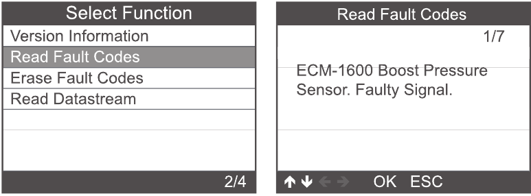 Systeemscan - Stap 3 - Selecteer Foutcodes lezen
