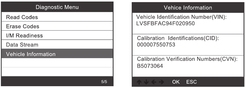 Voertuiginformatie