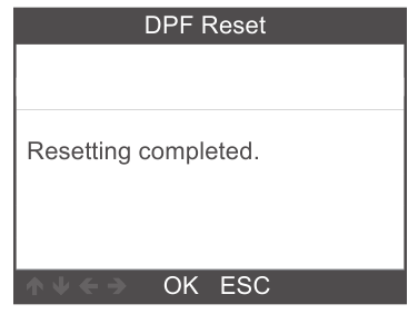 DPF-reset - Stap 3