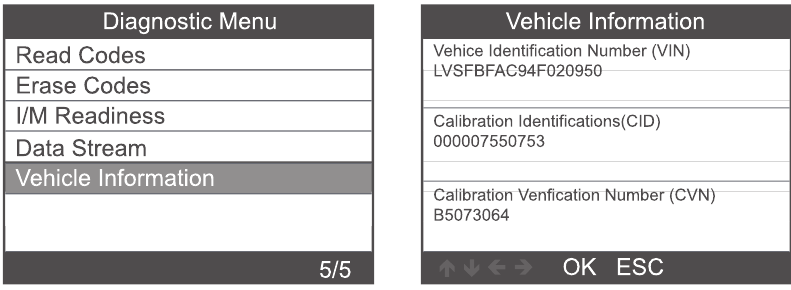 Voertuiginformatie