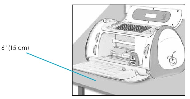 Uw Cricut Create-machine positioneren