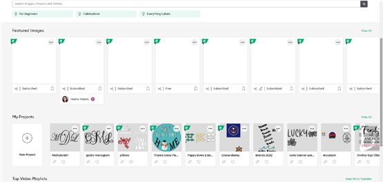 Ontwerpen in Cricut Design Space op de desktop - Stap 2