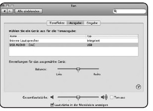 USB-aansluiting op een computer - MAC OS X 