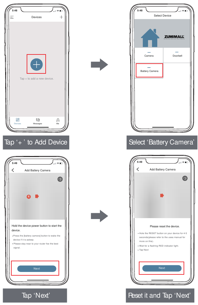 Camera verbinden met app - Deel 1