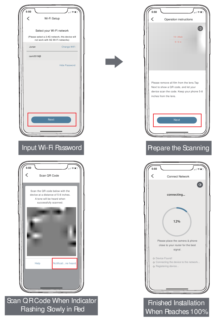 Camera verbinden met app - Deel 2
