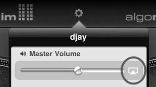 Algoriddim djay en AirPlay&reg; Setup