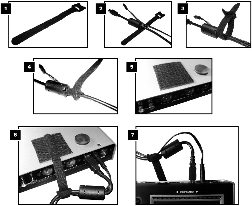 STROOM-/USB-KABELINSTALLATIE