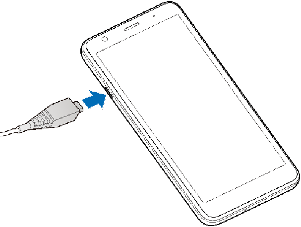 De telefoon opladen