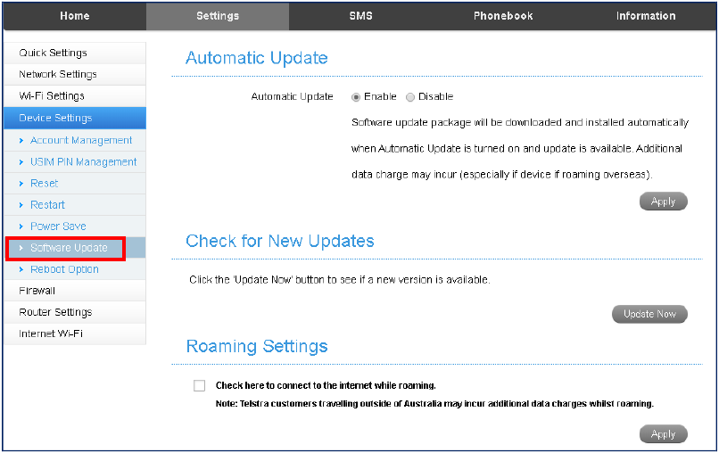 Software-update
