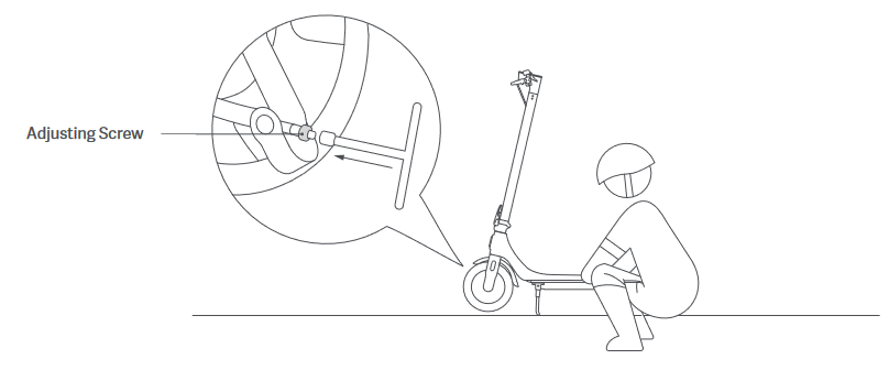 De mechanische rem afstellen