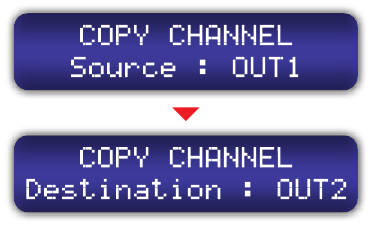 MAIN MENU: COPY CHANNEL