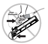 pictogram niet laden met trekker ingedrukt