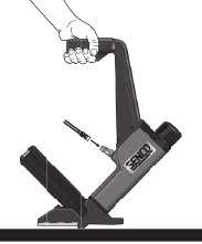 Gereedschap rechtop