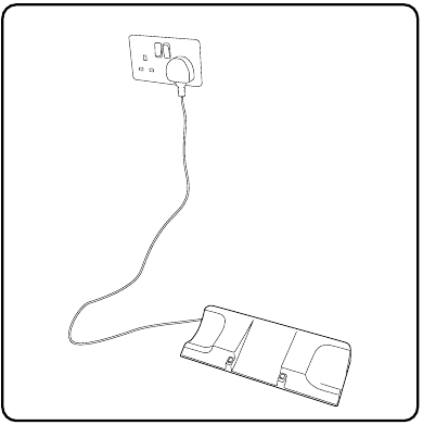 De batterij opladen - Stap 1