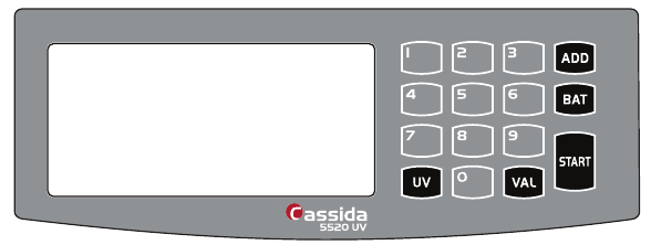 Bedieningspaneel - 5520 UV