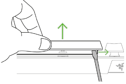INSTALLEREN - Voor mechanische toetsenborden - Stap 2