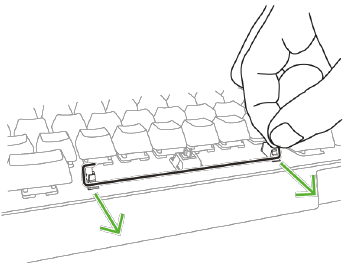 INSTALLEREN - Voor mechanische toetsenborden - Stap 3