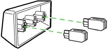 INSTALLEREN - Voor optische toetsenborden - Stap 2