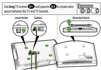 Tv-beugel aan tv bevestigen