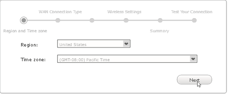 Configureren met een webbrowser - Stap 4