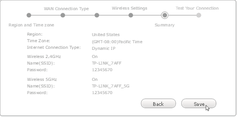 Configureren met een webbrowser - Stap 7