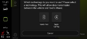 Draadloze Apple CarPlay