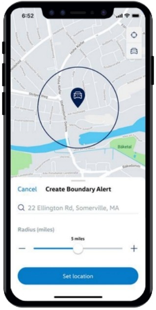 Waarschuwingen instellen - Een grens alert instellen