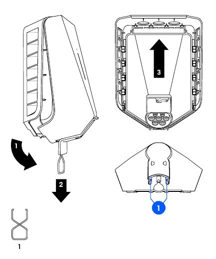 Oplaadrobot. Openen