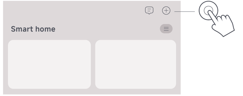 Netwerkconfiguratie via de Mi Home/Xiaomi Home-app